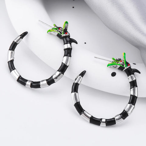 Boucles d'Oreilles Ver des Sables inspiré de Beetlejuice Halloween-BIJOUX-THE FASHION PARADOX