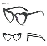 Lunettes de soleil de barbie en forme de coeur rose rouge noir blanc-THE FASHION PARADOX