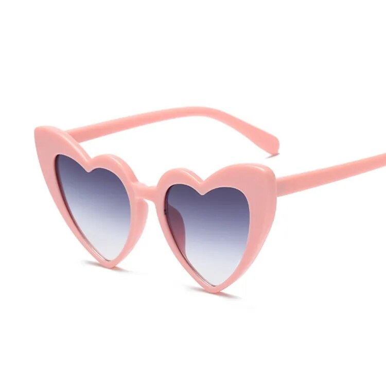 Barbie Heart Shaped Sunglasses Pink Red Black White