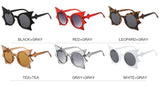 Lunettes de soleil noires vintage glam goth witch chauve-souris-THE FASHION PARADOX