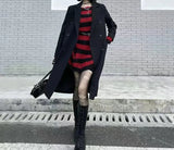 Pull long rayé grunge troué Freddy Krueger les griffes de la nuit-Top-THE FASHION PARADOX