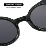 Lunettes de soleil noires vintage glam goth witch chauve-souris-THE FASHION PARADOX