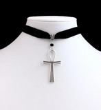 Collier ras du coup pendentif croix ankh Tokyo casa de papel-BIJOUX-THE FASHION PARADOX