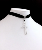 Collier ras du coup pendentif croix ankh Tokyo casa de papel-BIJOUX-THE FASHION PARADOX