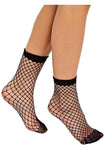 Chaussettes noires en résilles élastiques - Leggings et collants - THE FASHION PARADOX