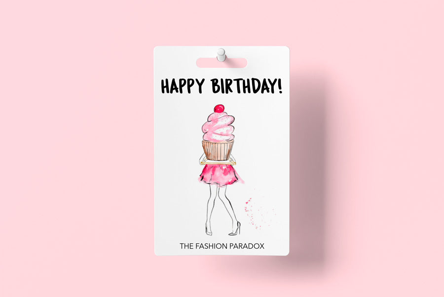 Carte cadeau Happy Birthday