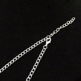 Collier mi long grunge rock arc de cercle lune cornes-BIJOUX-THE FASHION PARADOX