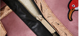 Veste mi saison rose et beige pastel goth aesthetic vintage - Vestes et manteaux - THE FASHION PARADOX