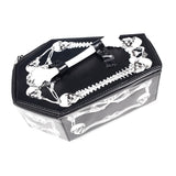 Sac à main gothique squelettes noir et blanc bandoulière - Accessoires - THE FASHION PARADOX