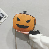 Petit sac à main bandoulière halloween citrouille cute pumpkin - Accessoires - THE FASHION PARADOX