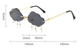 Lunettes de soleil nuages avec breloques éclairs - Lunettes - THE FASHION PARADOX