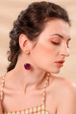 Boucles d'oreille pendantes cerises rouges oranges kawaii-BIJOUX-THE FASHION PARADOX