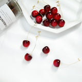 Boucles d'oreille pendantes cerises rouges oranges kawaii-BIJOUX-THE FASHION PARADOX
