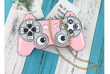 Petit sac à main bandoulière manette console rose - Accessoires - THE FASHION PARADOX