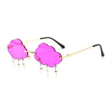 Lunettes de soleil nuages avec breloques éclairs - Lunettes - THE FASHION PARADOX