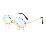 Lunettes de soleil nuages avec breloques éclairs - Lunettes - THE FASHION PARADOX