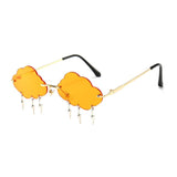 Lunettes de soleil nuages avec breloques éclairs - Lunettes - THE FASHION PARADOX