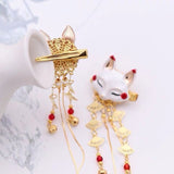 Broche à cheveux barette japonaise Kumiho geisha-BIJOUX-THE FASHION PARADOX