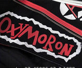 Perfecto rouge noir et blanc similicuir zebré clouté punk-Vestes et manteaux-THE FASHION PARADOX