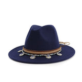 Fedora far west corde tressée ethnique médailles perles-Chapeau / Casquette-THE FASHION PARADOX