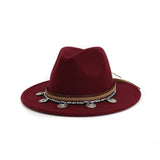 Fedora far west corde tressée ethnique médailles perles-Chapeau / Casquette-THE FASHION PARADOX