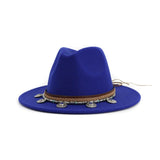 Fedora far west corde tressée ethnique médailles perles-Chapeau / Casquette-THE FASHION PARADOX