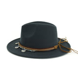 Fedora far west corde tressée ethnique médailles perles-Chapeau / Casquette-THE FASHION PARADOX