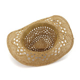 Chapeau cowboy en corde paille tressée far west-Chapeau / Casquette-THE FASHION PARADOX
