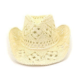 Chapeau cowboy en corde paille tressée far west-Chapeau / Casquette-THE FASHION PARADOX