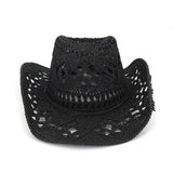 Chapeau cowboy en corde paille tressée far west-Chapeau / Casquette-THE FASHION PARADOX