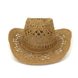 Chapeau cowboy en corde paille tressée far west-Chapeau / Casquette-THE FASHION PARADOX