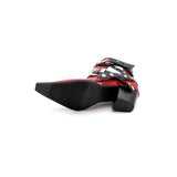 Bottines serpent punk rock pointues avec sangles rivetées-Chaussures-THE FASHION PARADOX