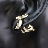 boucles d'oreille lapin dorées, argentées, blanches ou noires-BIJOUX-THE FASHION PARADOX