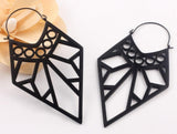 Boucles d'oreille pendantes géométrique grunge rock-BIJOUX-THE FASHION PARADOX