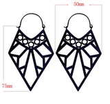 Boucles d'oreille pendantes géométrique grunge rock-BIJOUX-THE FASHION PARADOX