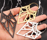 Boucles d'oreille pendantes géométrique grunge rock-BIJOUX-THE FASHION PARADOX