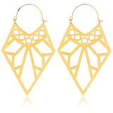 Boucles d'oreille pendantes géométrique grunge rock-BIJOUX-THE FASHION PARADOX