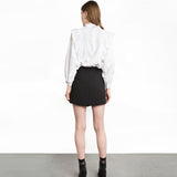 Minijupe asymétrique a boutons - Jupes - THE FASHION PARADOX