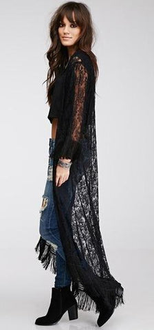 Kimono en dentelle - Kimono - THE FASHION PARADOX