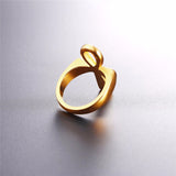 Bague unie dorée, argentée ou noire croix ankh égyptienne - BIJOUX - THE FASHION PARADOX