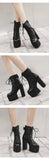 Bottines compensées Rock à lacets - Chaussures - THE FASHION PARADOX