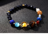Bracelet de perles système solaire et pierres volcaniques - BIJOUX - THE FASHION PARADOX