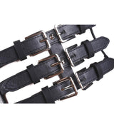 Ceinture serre-taille simili cuir noir, boucles et sangles - Ceinture et harnais - THE FASHION PARADOX