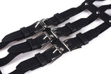Ceinture serre-taille simili cuir noir, boucles et sangles - Ceinture et harnais - THE FASHION PARADOX