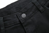 Jean slim taille haute style biker - Pantalons - THE FASHION PARADOX