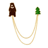 Broche double pins astronaute, spatiale, planète, modèle au choix - BIJOUX - THE FASHION PARADOX