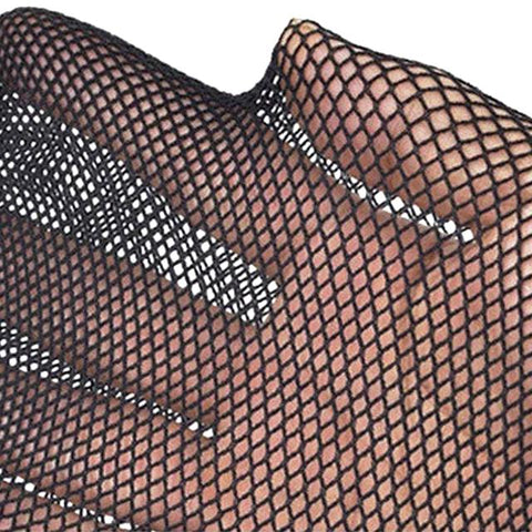 Collants en résilles fines noires taille haute - Leggings et collants - THE FASHION PARADOX