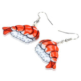Boucles d'oreille sushi crevette style manga egirl japonais-BIJOUX-THE FASHION PARADOX