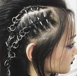 Décoration épingles de cheveux tressés piques en métal lot de 10-Accessoires-THE FASHION PARADOX