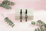 Anneaux Boucles d'Oreille Croix Ankh Égyptienne pendantes-BIJOUX-THE FASHION PARADOX